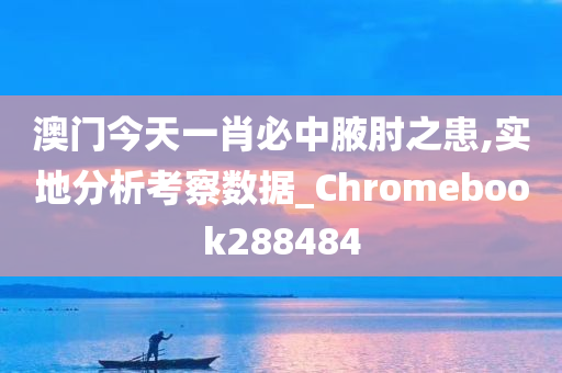 澳门今天一肖必中腋肘之患,实地分析考察数据_Chromebook288484