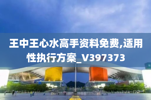 王中王心水高手资料免费,适用性执行方案_V397373