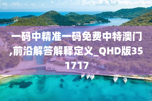 一码中精准一码免费中特澳门,前沿解答解释定义_QHD版351717