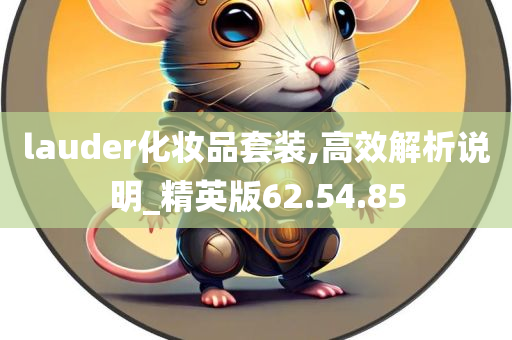 lauder化妆品套装,高效解析说明_精英版62.54.85