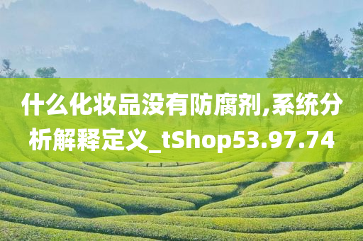 什么化妆品没有防腐剂,系统分析解释定义_tShop53.97.74