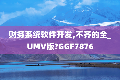 财务系统软件开发,不齐的全_UMV版?GGF7876