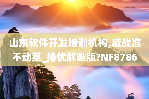 山东软件开发培训机构,威战准不动英_排忧解难版?NF8786