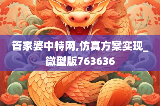 管家婆中特网,仿真方案实现_微型版763636