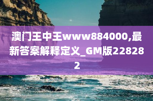 澳门王中王www884000,最新答案解释定义_GM版228282