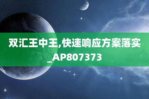 双汇王中王,快速响应方案落实_AP807373