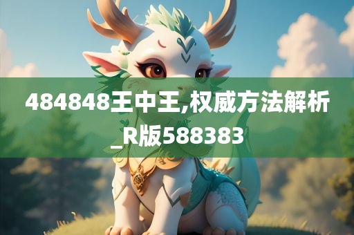 484848王中王,权威方法解析_R版588383