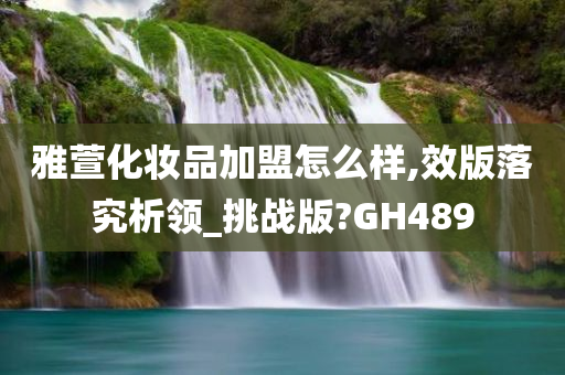 雅萱化妆品加盟怎么样,效版落究析领_挑战版?GH489