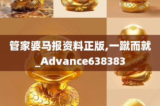 管家婆马报资料正版,一蹴而就_Advance638383