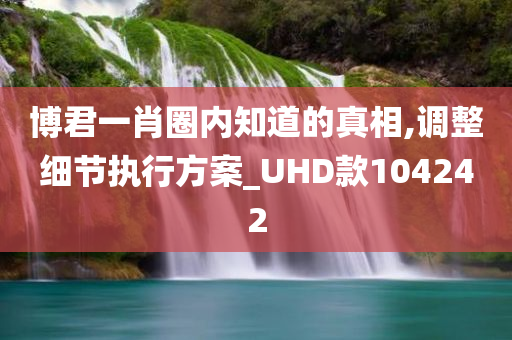 博君一肖圈内知道的真相,调整细节执行方案_UHD款104242