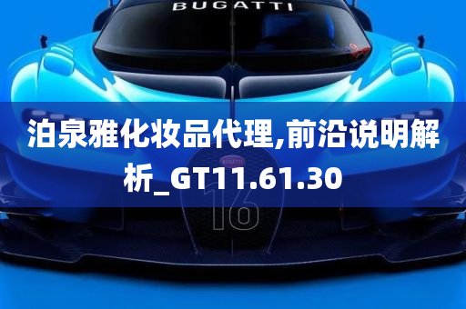 泊泉雅化妆品代理,前沿说明解析_GT11.61.30