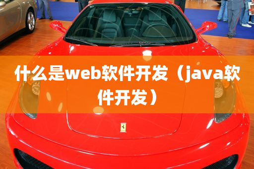 什么是web软件开发（java软件开发）