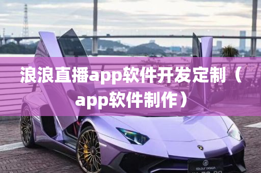 浪浪直播app软件开发定制（app软件制作）