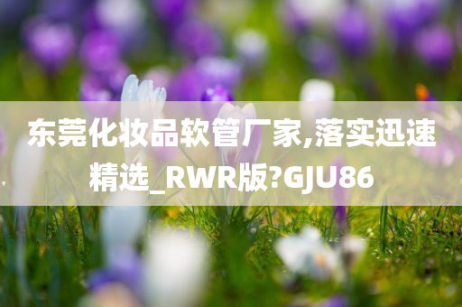 东莞化妆品软管厂家,落实迅速精选_RWR版?GJU86