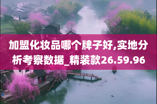 加盟化妆品哪个牌子好,实地分析考察数据_精装款26.59.96