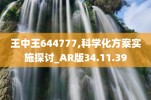 王中王644777,科学化方案实施探讨_AR版34.11.39