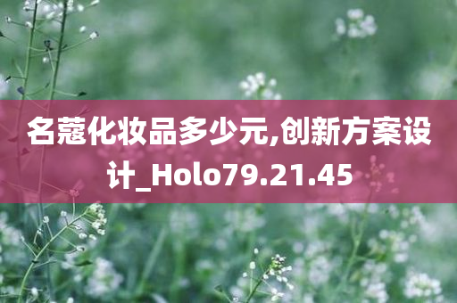 名蔻化妆品多少元,创新方案设计_Holo79.21.45