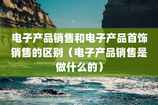 电子产品销售和电子产品首饰销售的区别（电子产品销售是做什么的）