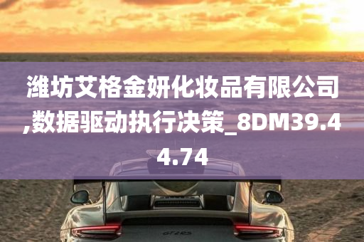 潍坊艾格金妍化妆品有限公司,数据驱动执行决策_8DM39.44.74