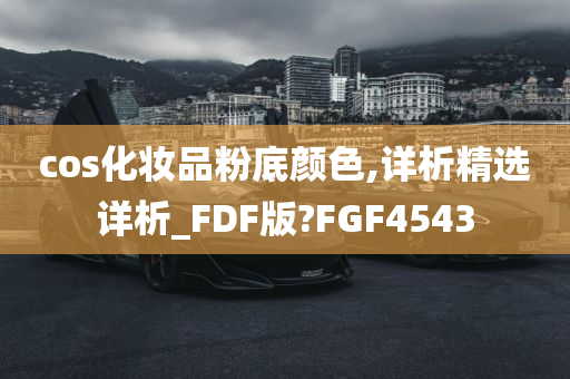 cos化妆品粉底颜色,详析精选详析_FDF版?FGF4543