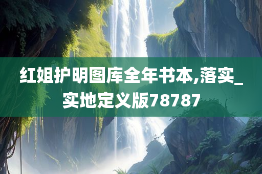 红姐护明图库全年书本,落实_实地定义版78787