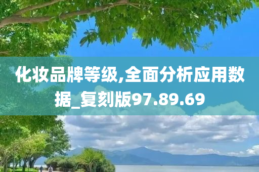 化妆品牌等级,全面分析应用数据_复刻版97.89.69