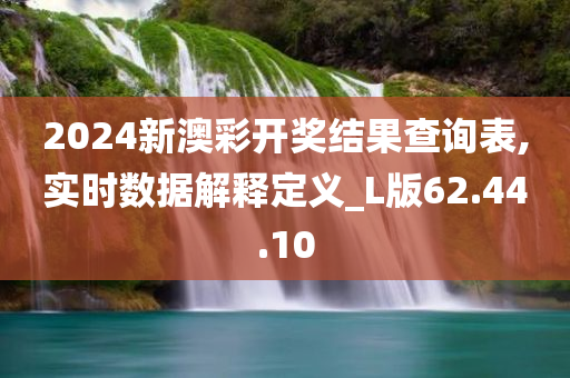 2024新澳彩开奖结果查询表,实时数据解释定义_L版62.44.10