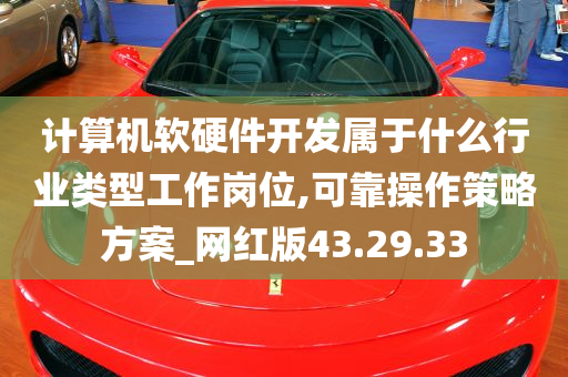 计算机软硬件开发属于什么行业类型工作岗位,可靠操作策略方案_网红版43.29.33