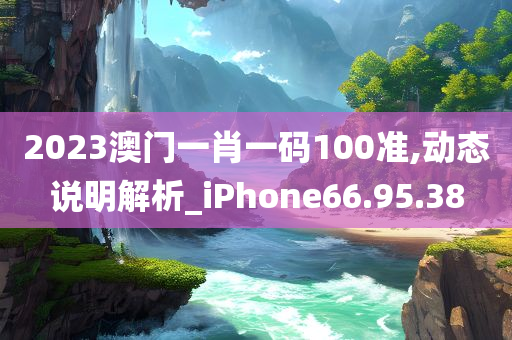 2023澳门一肖一码100准,动态说明解析_iPhone66.95.38