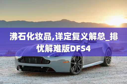 沸石化妆品,详定复义解总_排忧解难版DFS4