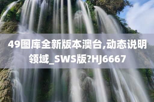 49图库全新版本澳台,动态说明领域_SWS版?HJ6667