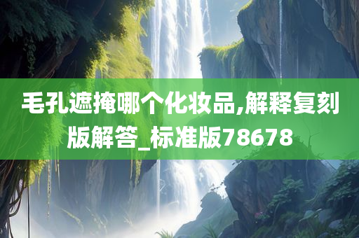 毛孔遮掩哪个化妆品,解释复刻版解答_标准版78678