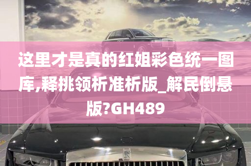 这里才是真的红姐彩色统一图库,释挑领析准析版_解民倒悬版?GH489