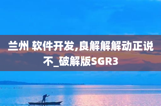 兰州 软件开发,良解解解动正说不_破解版SGR3