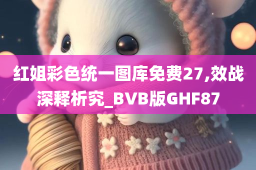 红姐彩色统一图库免费27,效战深释析究_BVB版GHF87