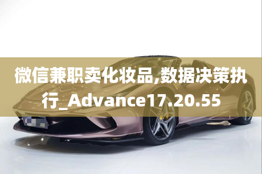 微信兼职卖化妆品,数据决策执行_Advance17.20.55