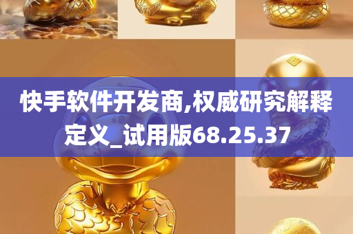 快手软件开发商,权威研究解释定义_试用版68.25.37