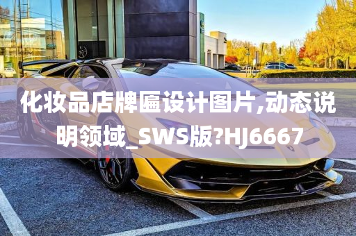 化妆品店牌匾设计图片,动态说明领域_SWS版?HJ6667