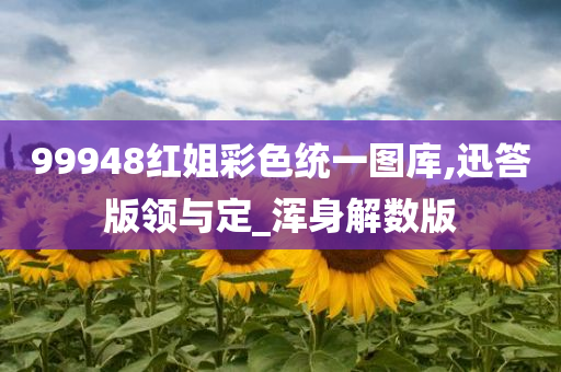 99948红姐彩色统一图库,迅答版领与定_浑身解数版