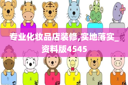 专业化妆品店装修,实地落实_资料版4545