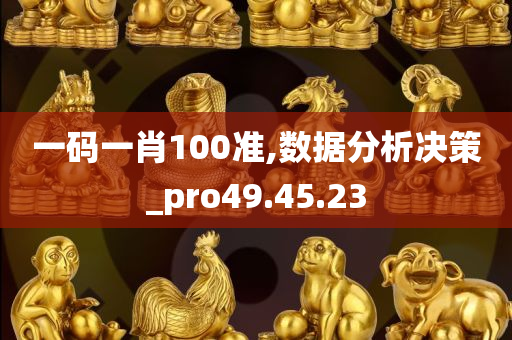 一码一肖100准,数据分析决策_pro49.45.23