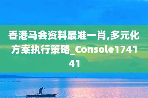 香港马会资料最准一肖,多元化方案执行策略_Console174141