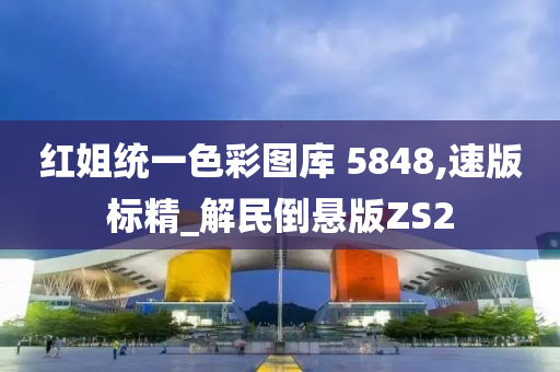 红姐统一色彩图库 5848,速版标精_解民倒悬版ZS2