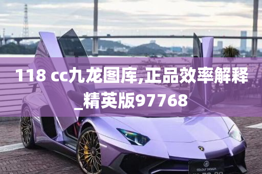 118 cc九龙图库,正品效率解释_精英版97768