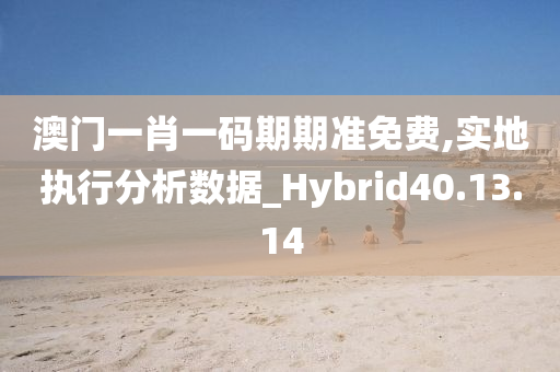 澳门一肖一码期期准免费,实地执行分析数据_Hybrid40.13.14