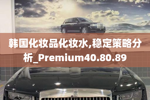 韩国化妆品化妆水,稳定策略分析_Premium40.80.89