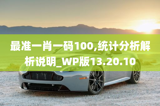 最准一肖一码100,统计分析解析说明_WP版13.20.10