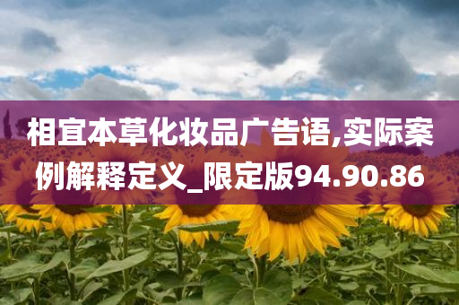 相宜本草化妆品广告语,实际案例解释定义_限定版94.90.86