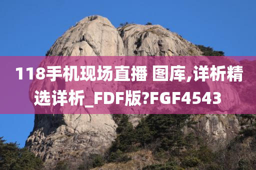 118手机现场直播 图库,详析精选详析_FDF版?FGF4543