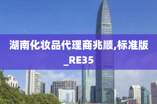 湖南化妆品代理商兆顺,标准版_RE35